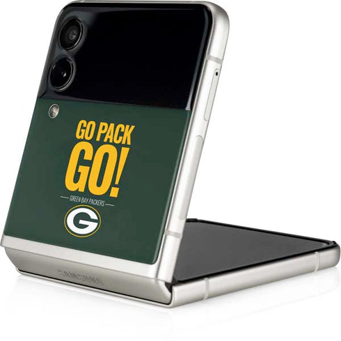 NFL Green Bay Packers Team Motto Galaxy Z Flip4 5G Skin